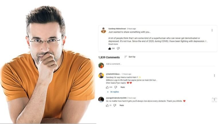 Sandeep Maheshwari in Depression