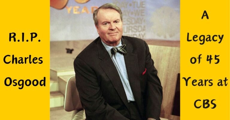 Charles Osgood Net Worth 2024